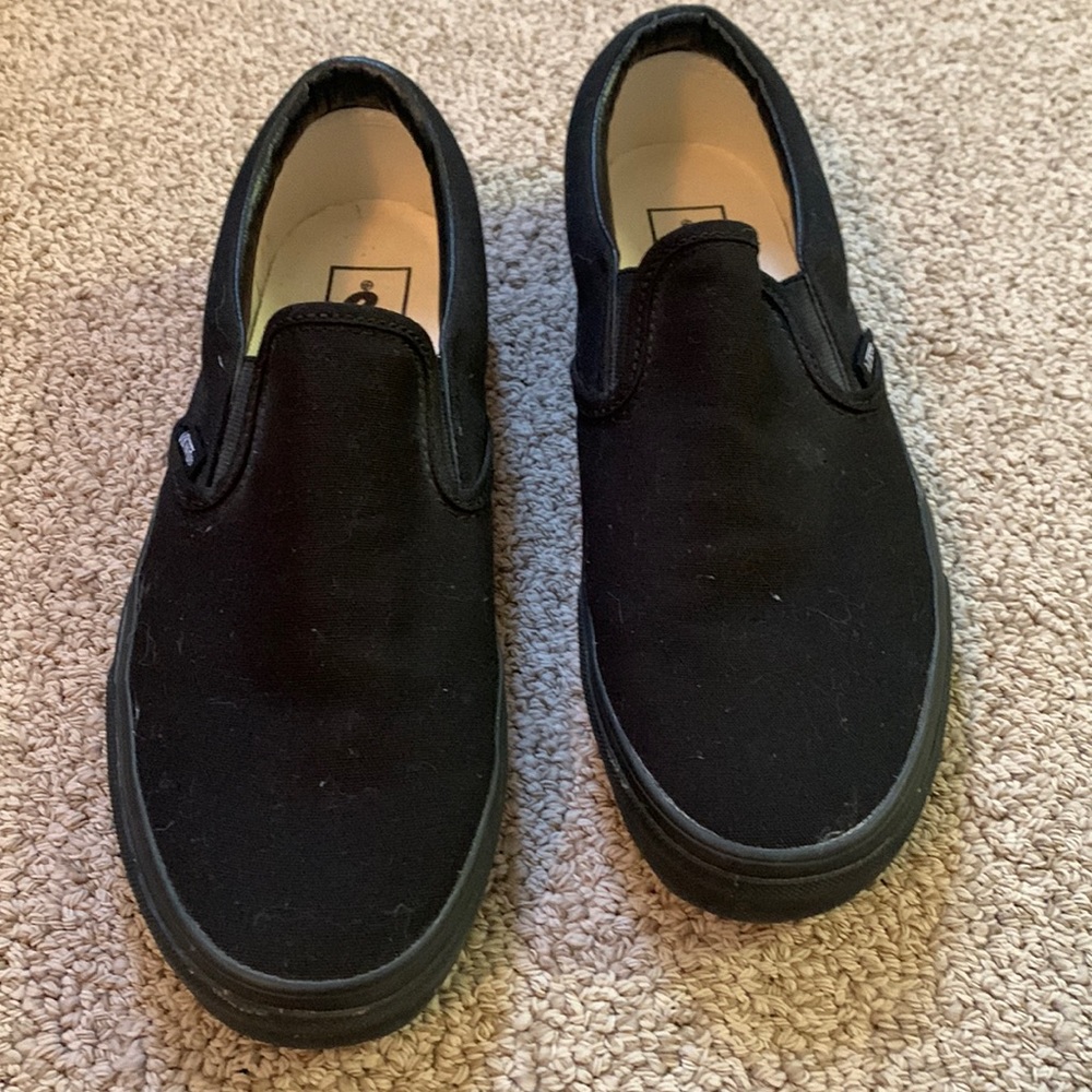 Never been worn black Vans